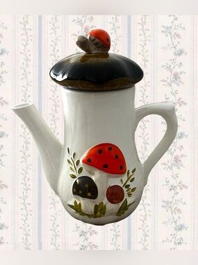 Vintage Sears 1970’s mushroom teapot.